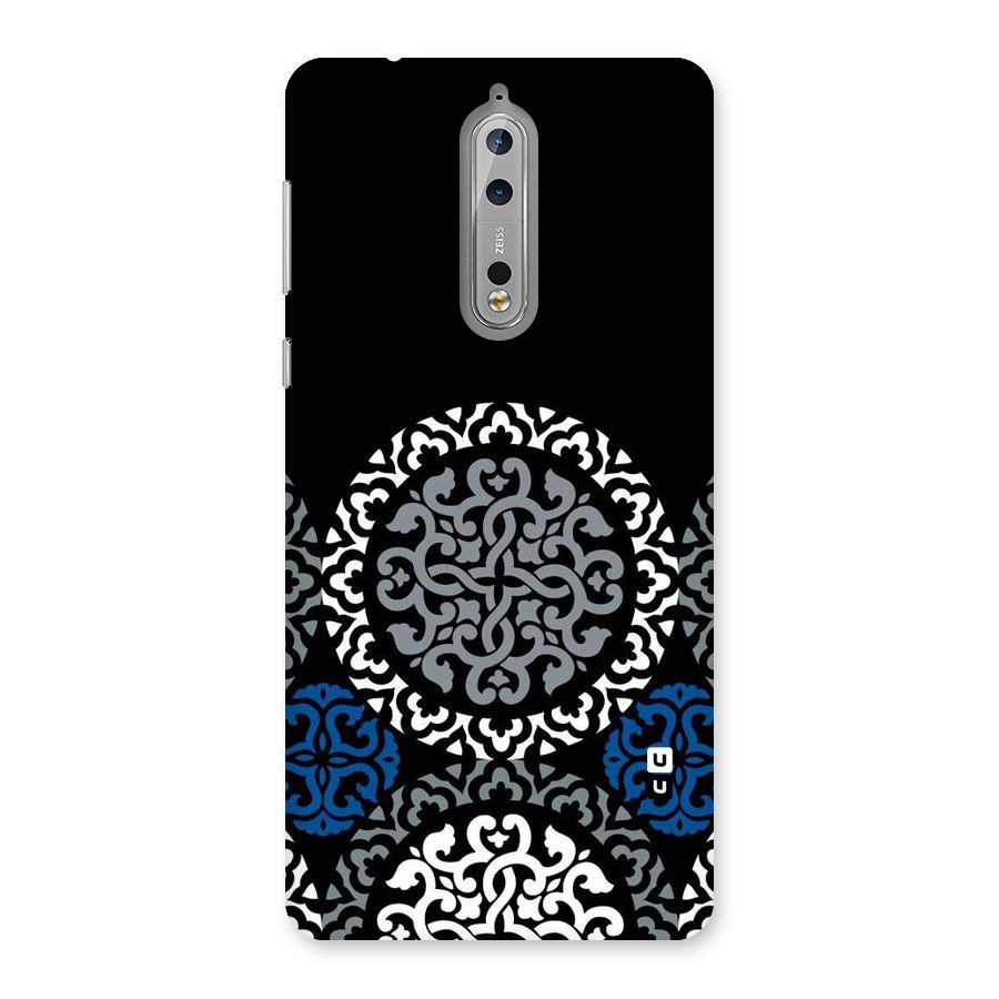 Mandala Circle Pattern Back Case for Nokia 8