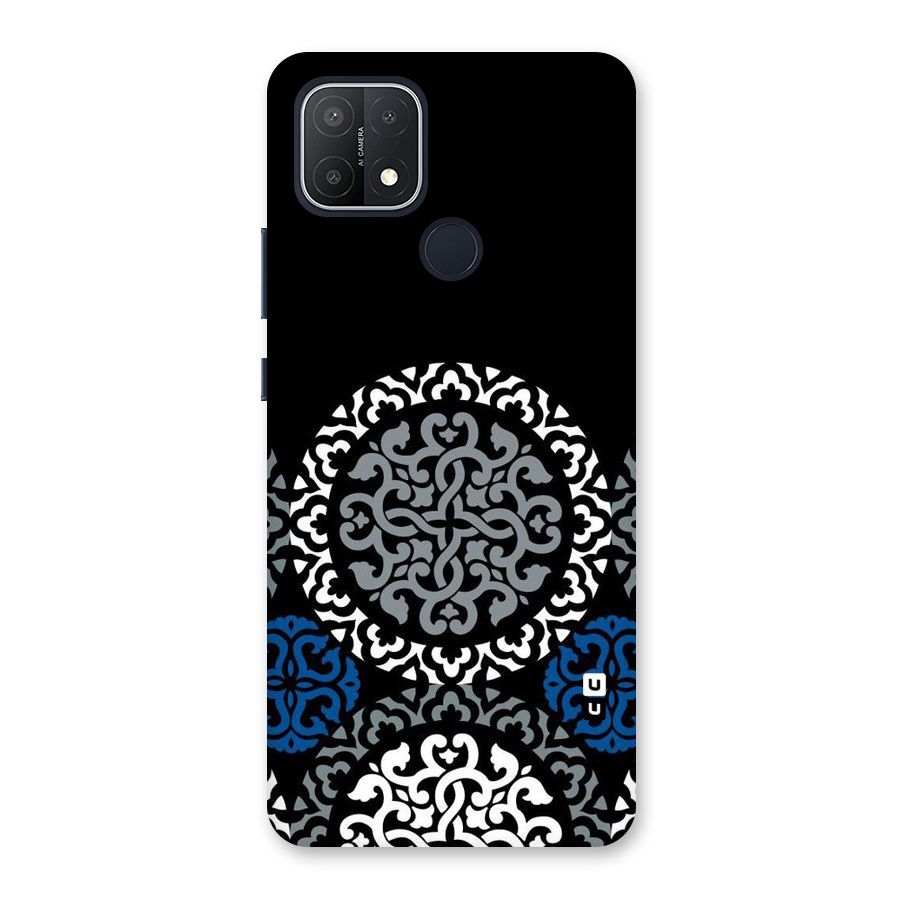 Mandala Circle Pattern Back Case for Oppo A15