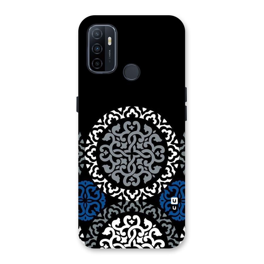 Mandala Circle Pattern Back Case for Oppo A32