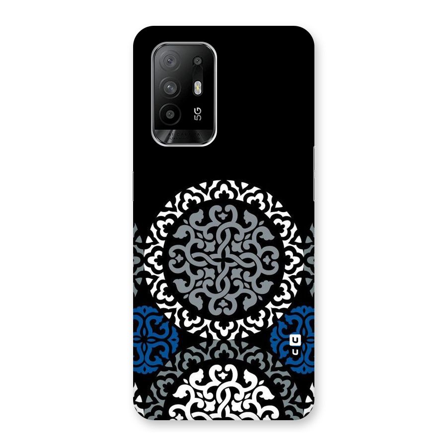 Mandala Circle Pattern Back Case for Oppo F19 Pro Plus 5G