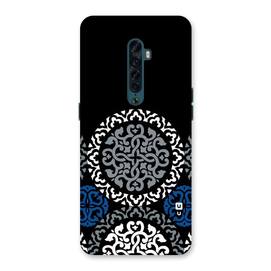 Mandala Circle Pattern Back Case for Oppo Reno2