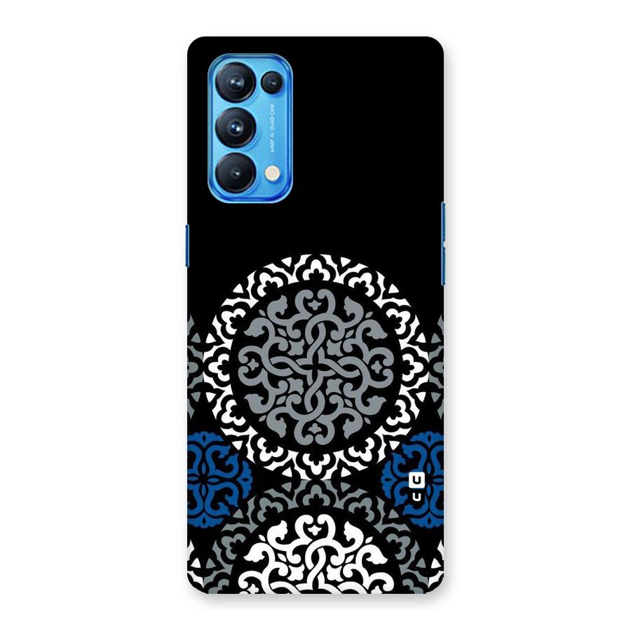Mandala Circle Pattern Back Case for Oppo Reno5 Pro 5G