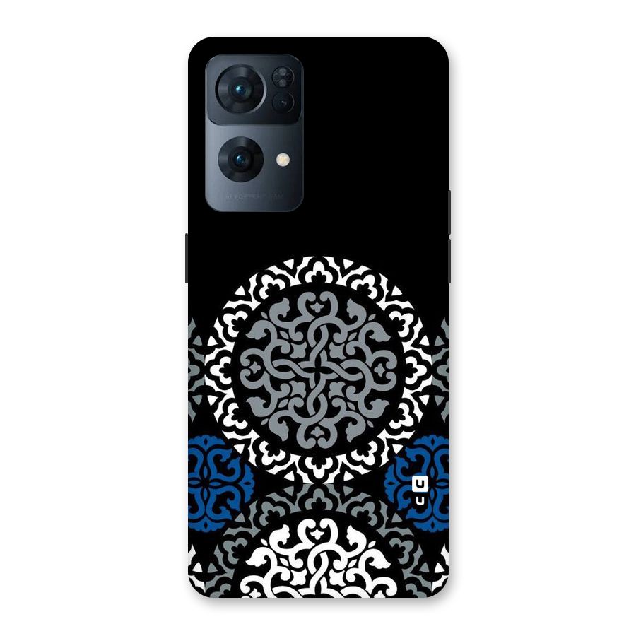 Mandala Circle Pattern Back Case for Oppo Reno7 Pro 5G