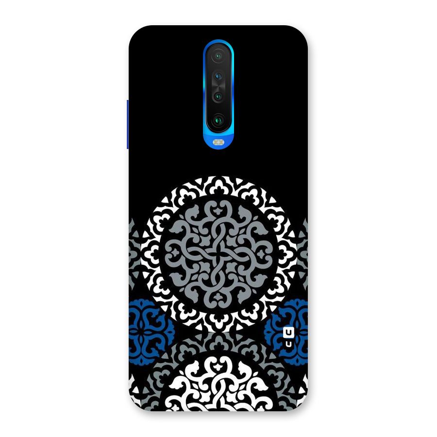 Mandala Circle Pattern Back Case for Poco X2