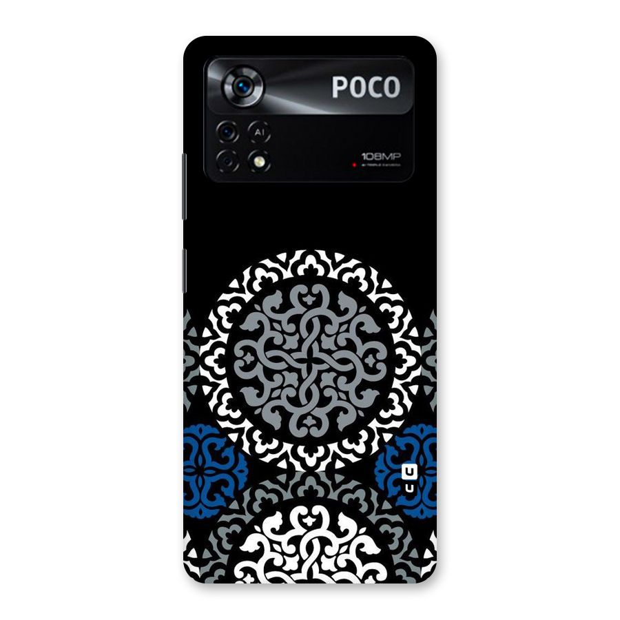 Mandala Circle Pattern Back Case for Poco X4 Pro 5G