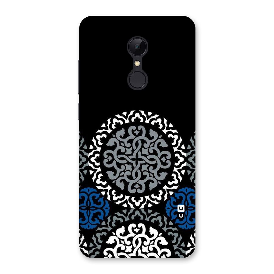 Mandala Circle Pattern Back Case for Redmi 5