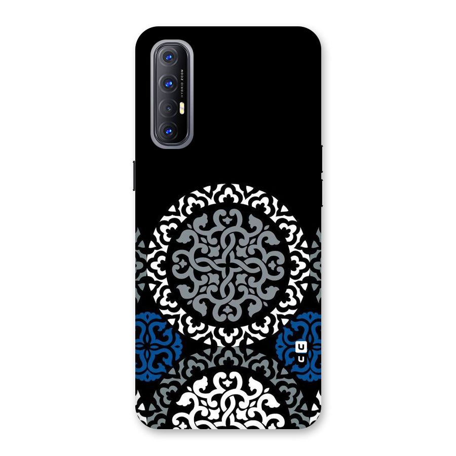 Mandala Circle Pattern Back Case for Reno3 Pro