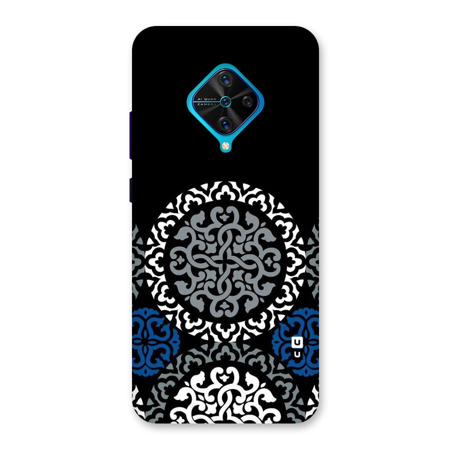 Mandala Circle Pattern Back Case for Vivo S1 Pro