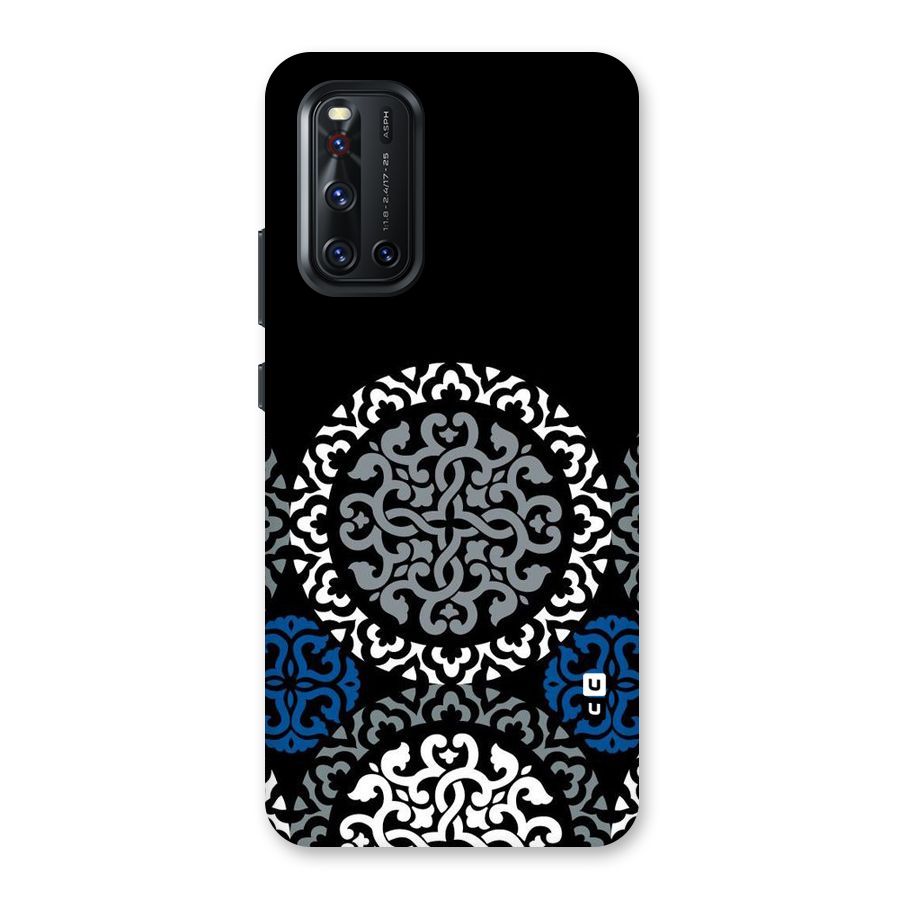 Mandala Circle Pattern Back Case for Vivo V19