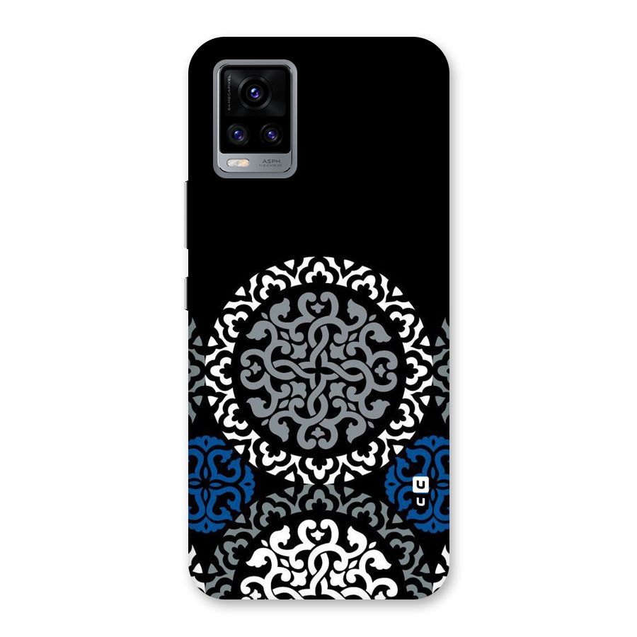 Mandala Circle Pattern Back Case for Vivo V20