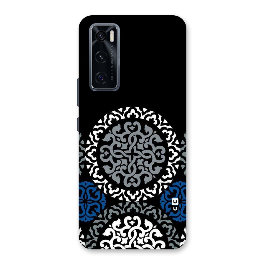 Mandala Circle Pattern Back Case for Vivo V20 SE