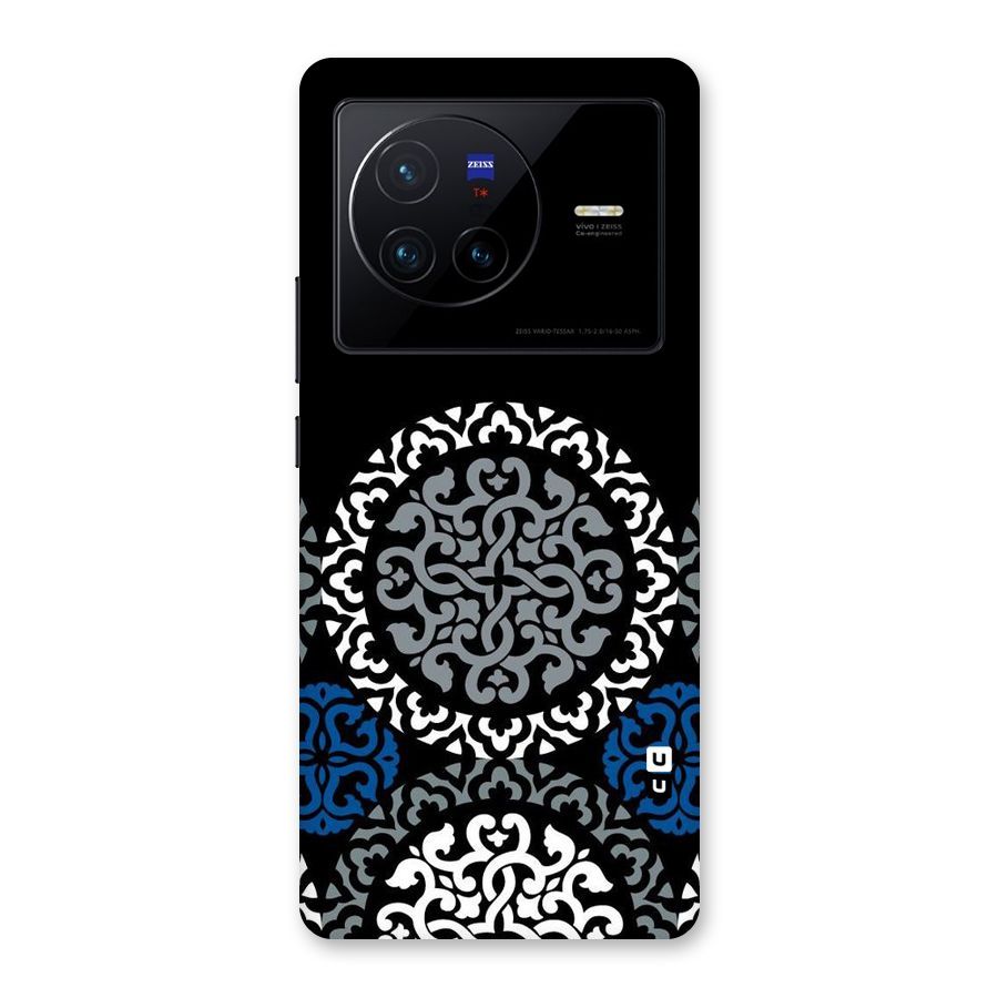 Mandala Circle Pattern Back Case for Vivo X80
