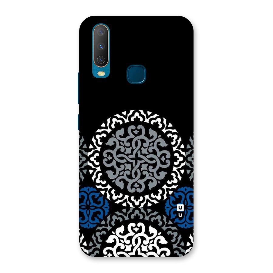 Mandala Circle Pattern Back Case for Vivo Y12