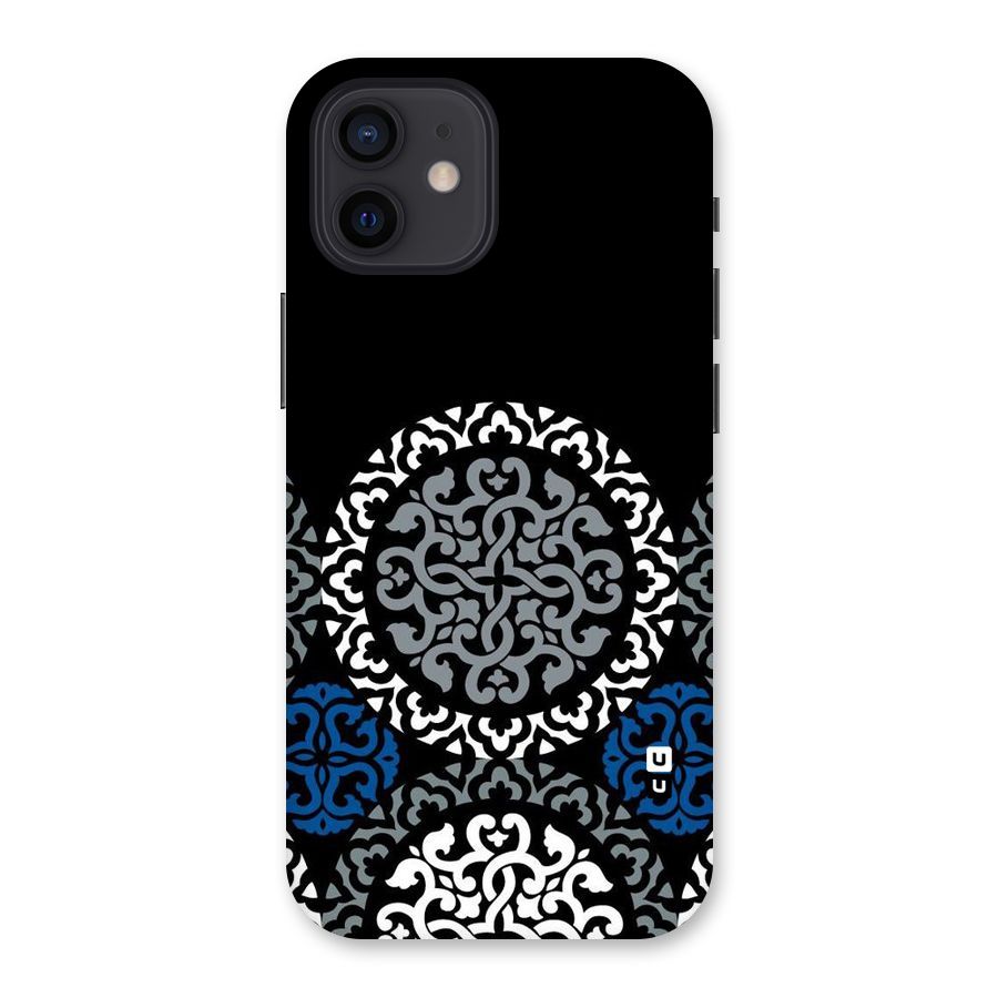 Mandala Circle Pattern Back Case for iPhone 12