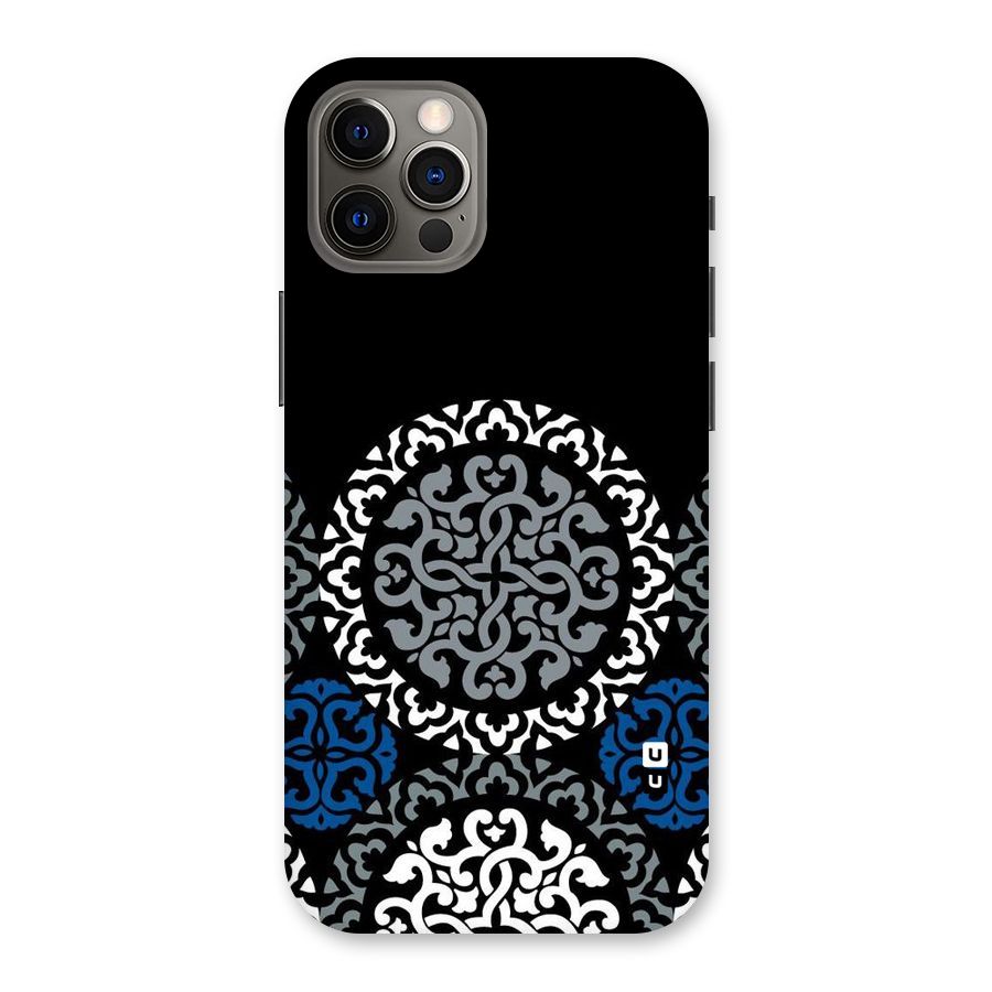 Mandala Circle Pattern Back Case for iPhone 12 Pro
