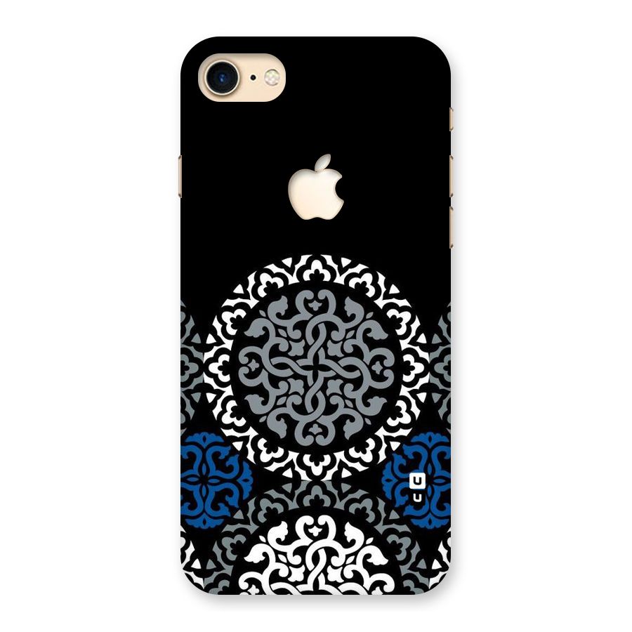 Mandala Circle Pattern Back Case for iPhone 7 Apple Cut