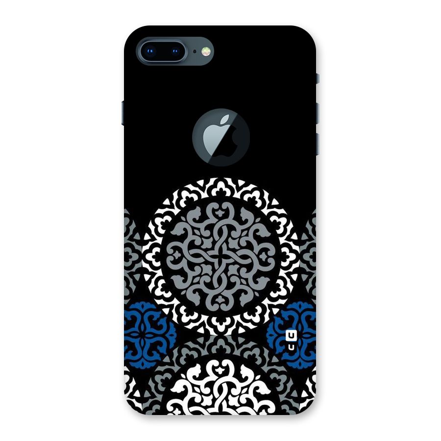 Mandala Circle Pattern Back Case for iPhone 7 Plus Logo Cut