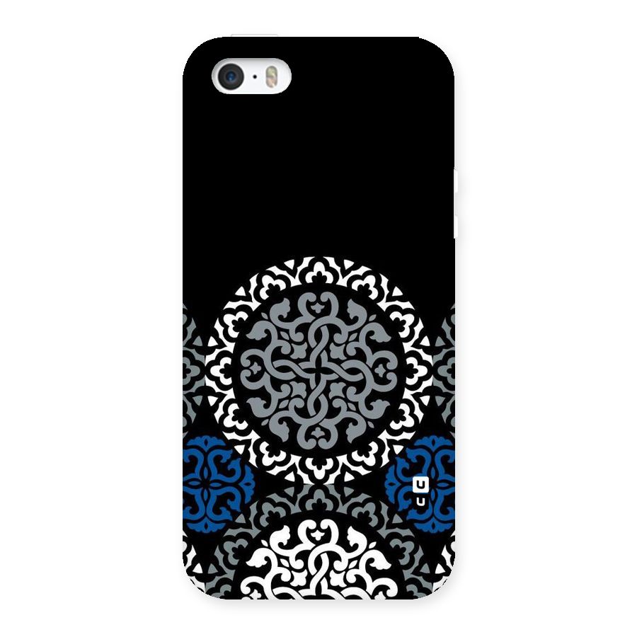 Mandala Circle Pattern Back Case for iPhone SE