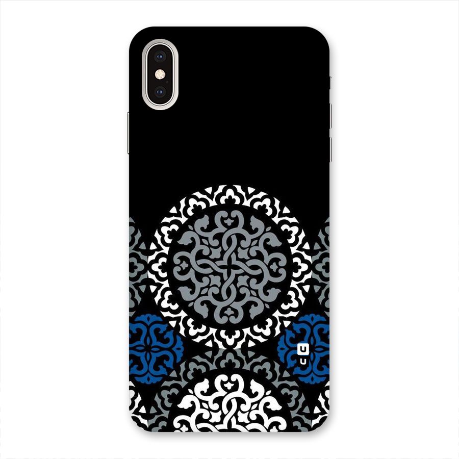 Mandala Circle Pattern Back Case for iPhone XS Max