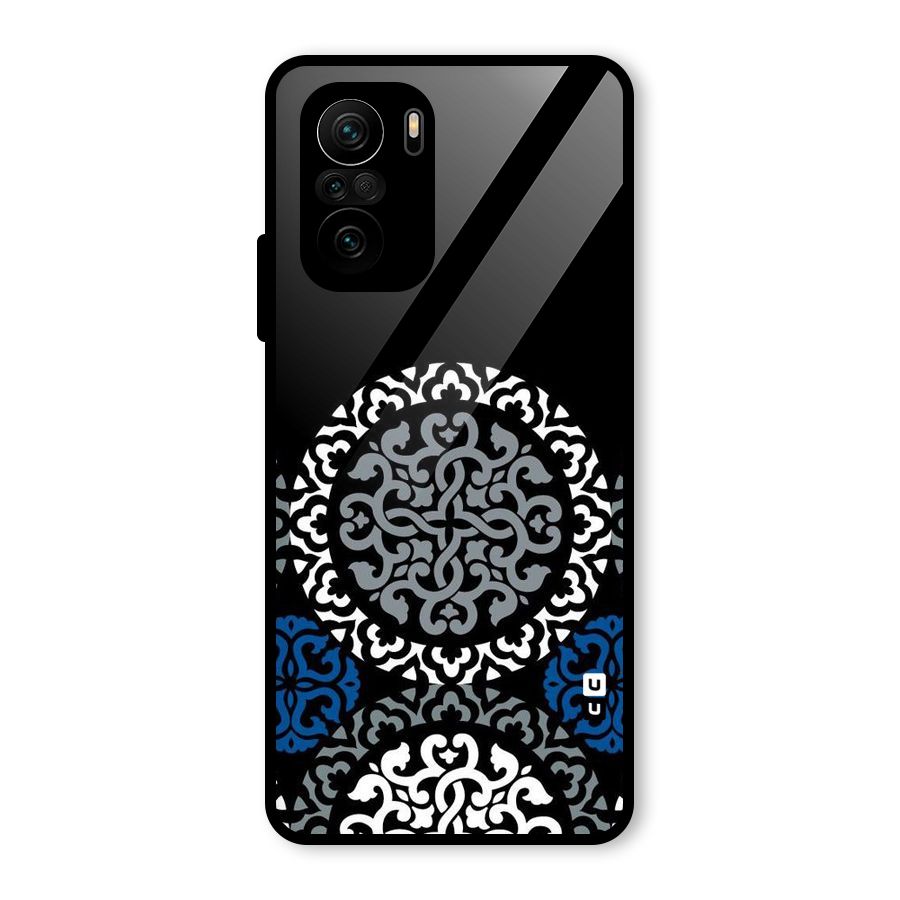 Mandala Circle Pattern Glass Back Case for Mi 11X Pro