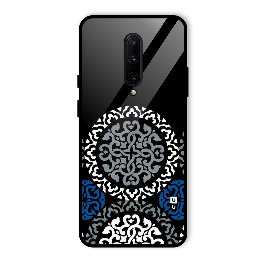 Mandala Circle Pattern Glass Back Case for OnePlus 7 Pro