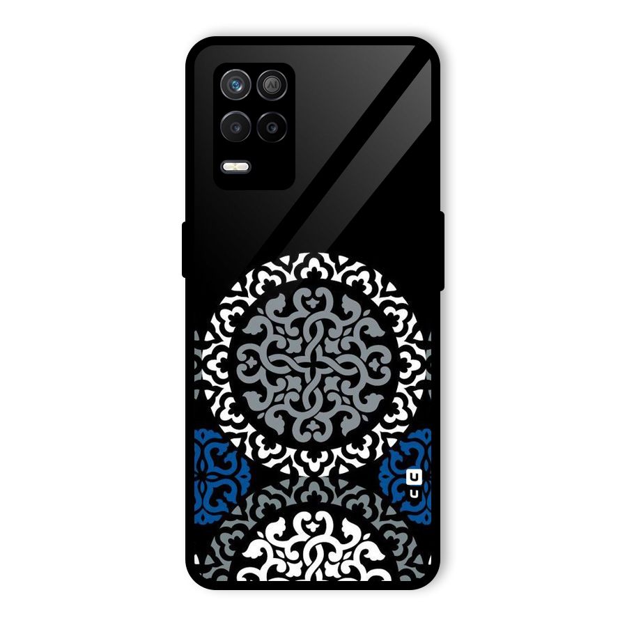Mandala Circle Pattern Glass Back Case for Realme 9 5G