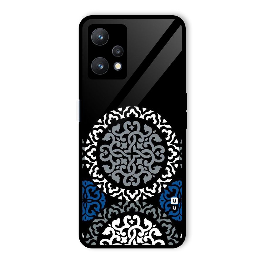 Mandala Circle Pattern Glass Back Case for Realme 9 Pro 5G