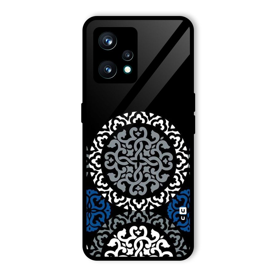 Mandala Circle Pattern Glass Back Case for Realme 9 Pro Plus 5G