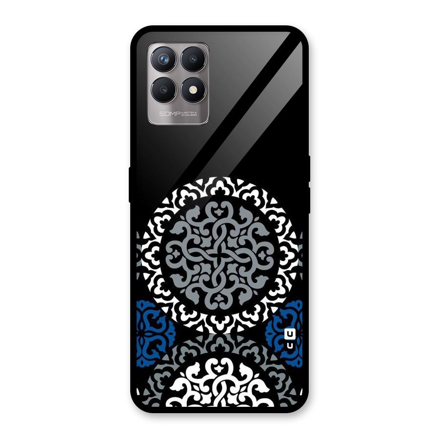 Mandala Circle Pattern Glass Back Case for Realme Narzo 50