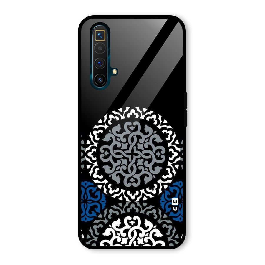 Mandala Circle Pattern Glass Back Case for Realme X3 SuperZoom