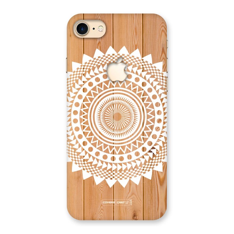 Mandala Design Back Case for iPhone 7 Apple Cut