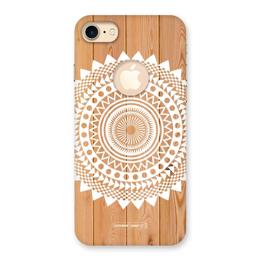 Mandala Design Back Case for iPhone 7 Logo Cut