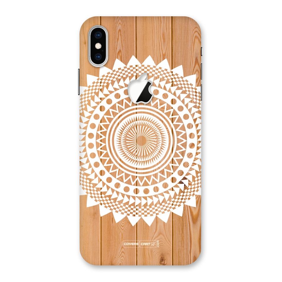 Mandala Design Back Case for iPhone XS Max Apple Cut