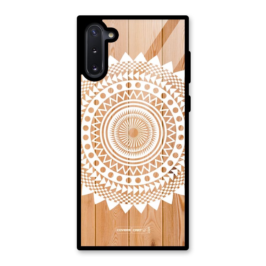 Mandala Design Glass Back Case for Galaxy Note 10