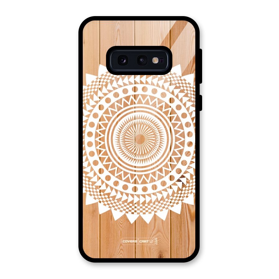 Mandala Design Glass Back Case for Galaxy S10e