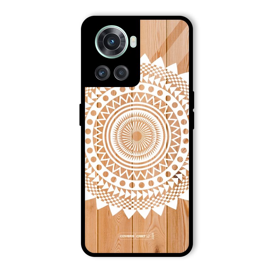 Mandala Design Glass Back Case for OnePlus 10R