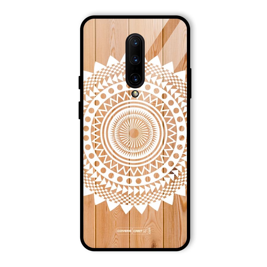 Mandala Design Glass Back Case for OnePlus 7 Pro