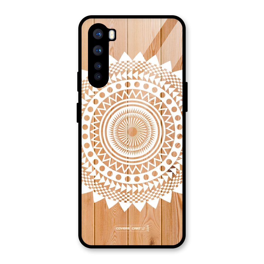 Mandala Design Glass Back Case for OnePlus Nord