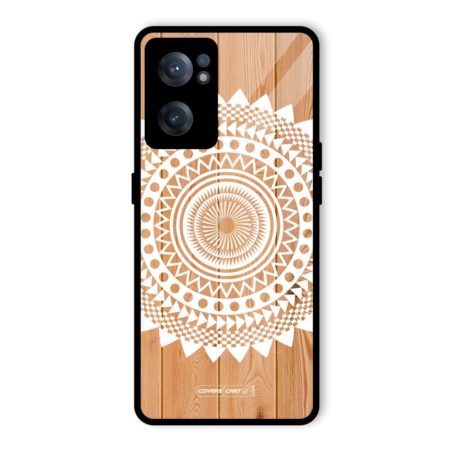Mandala Design Glass Back Case for OnePlus Nord CE 2 5G