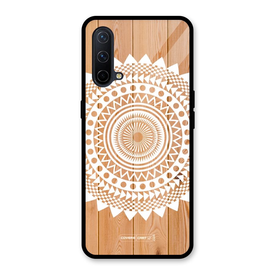Mandala Design Glass Back Case for OnePlus Nord CE 5G