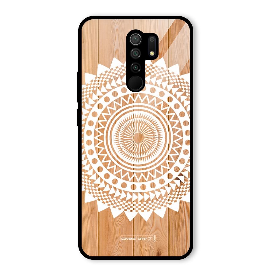 Mandala Design Glass Back Case for Poco M2