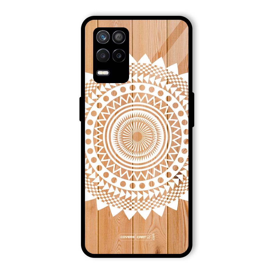 Mandala Design Glass Back Case for Realme 8 5G