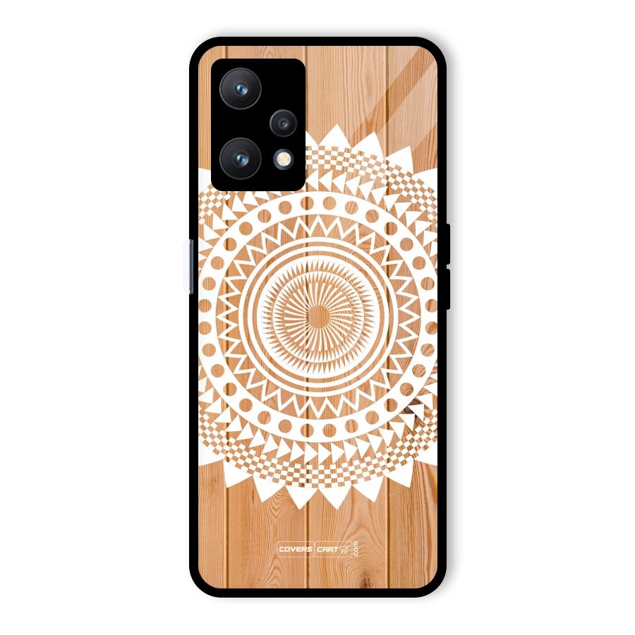 Mandala Design Glass Back Case for Realme 9 Pro 5G