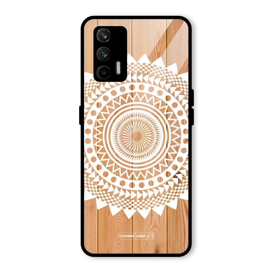 Mandala Design Glass Back Case for Realme GT 5G