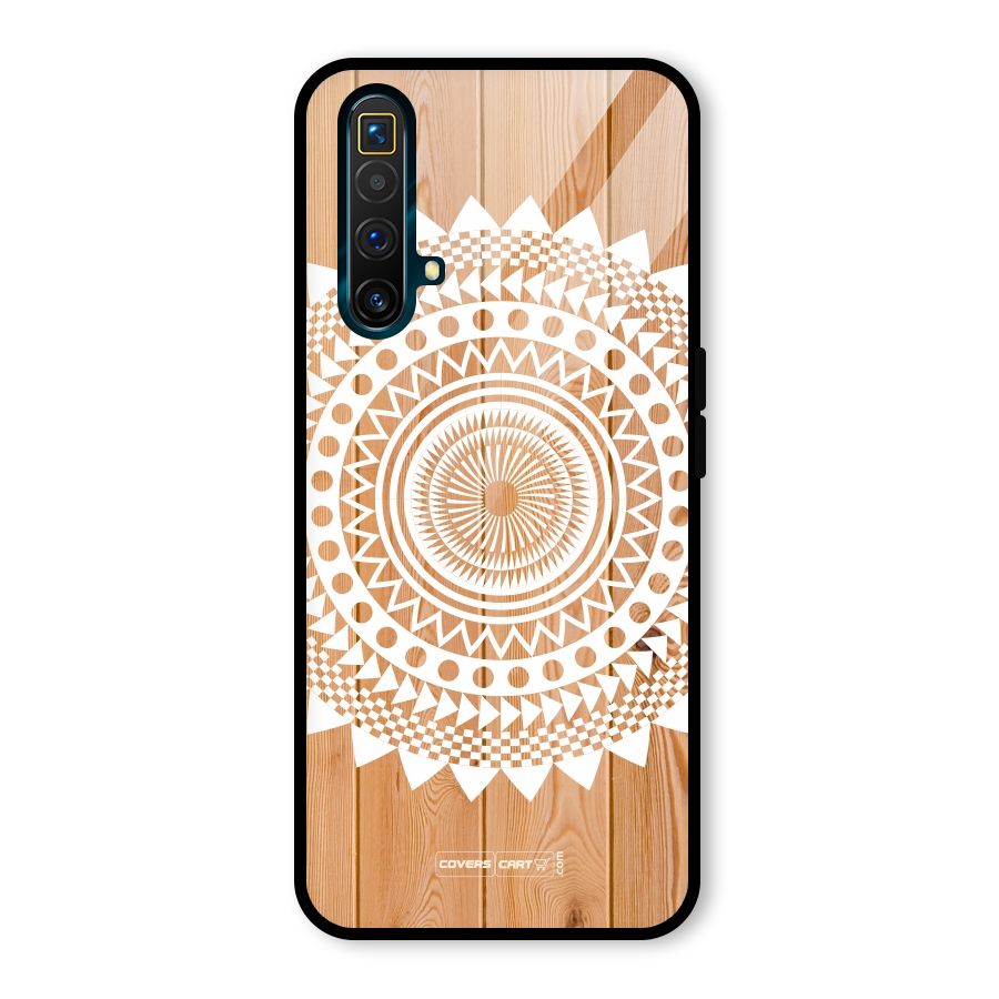 Mandala Design Glass Back Case for Realme X3