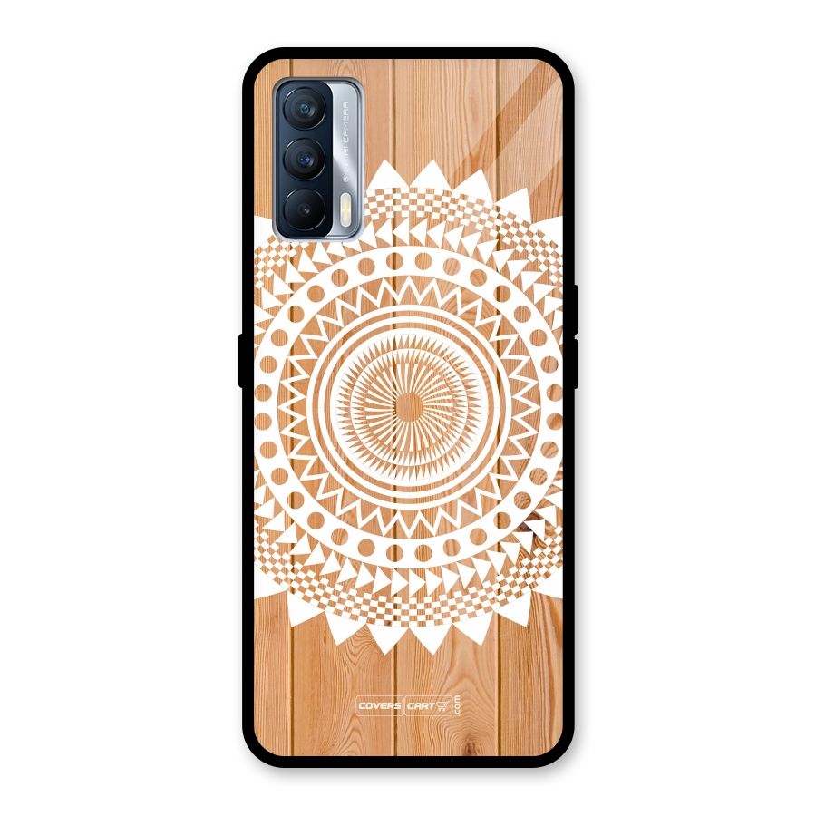 Mandala Design Glass Back Case for Realme X7