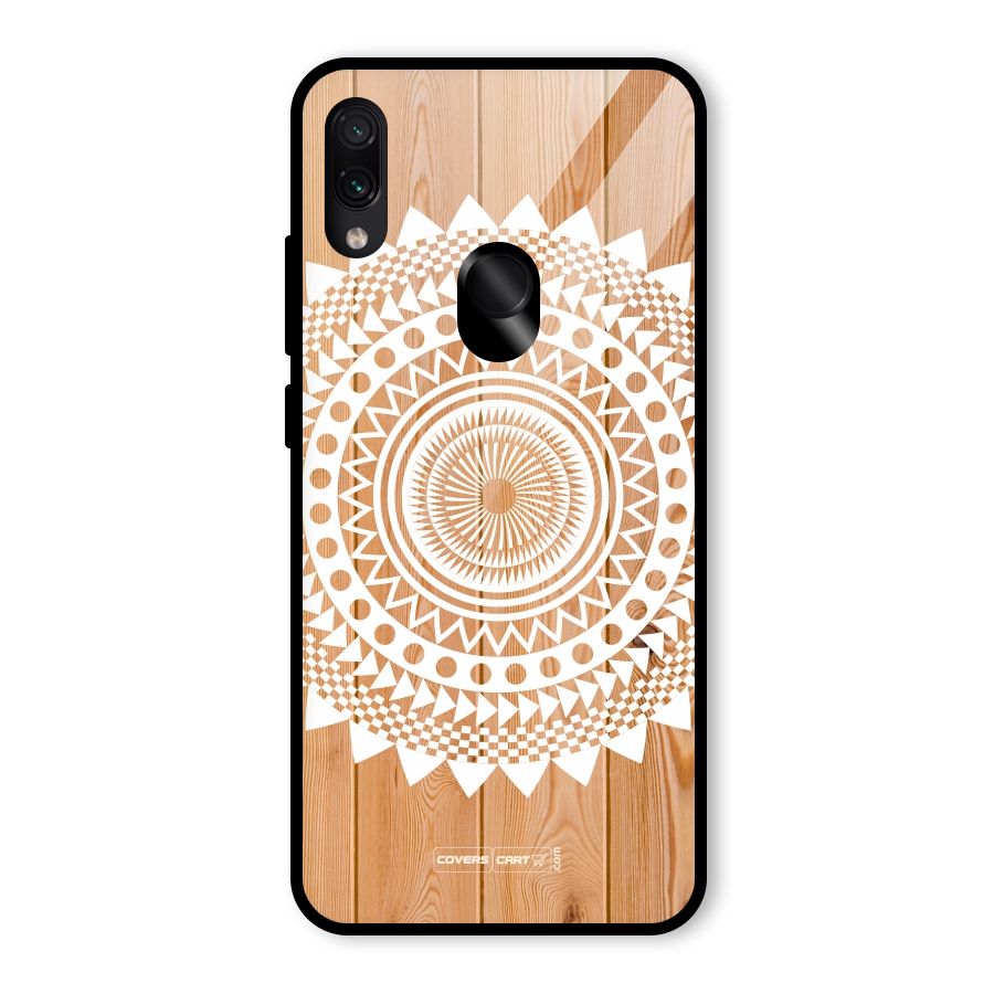 Mandala Design Glass Back Case for Redmi Note 7 Pro