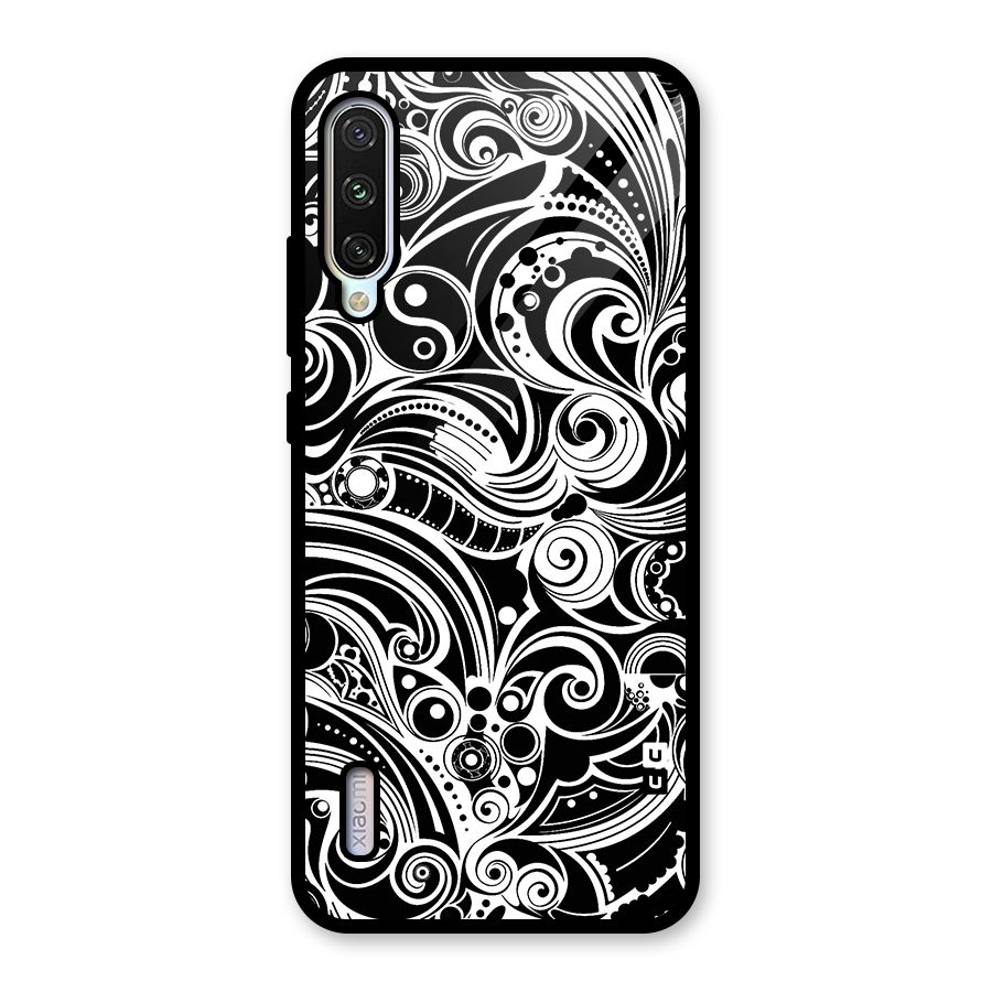 Maori Art Design Abstract Glass Back Case for Mi A3