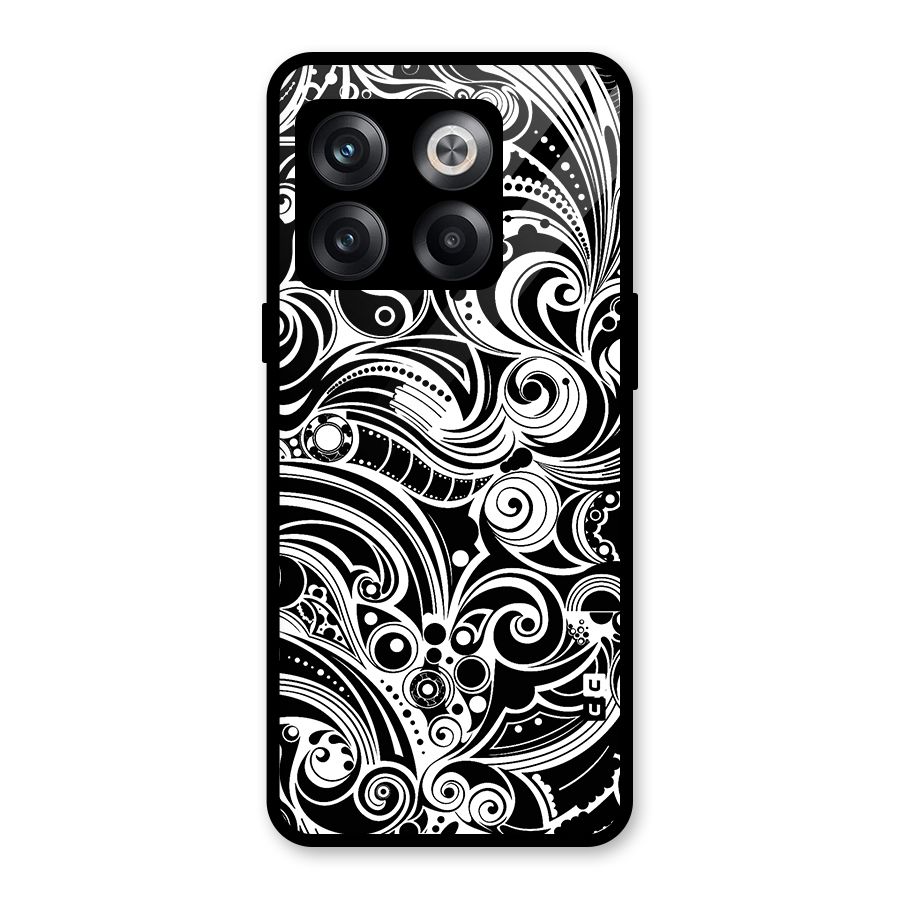 Maori Art Design Abstract Glass Back Case for OnePlus 10T