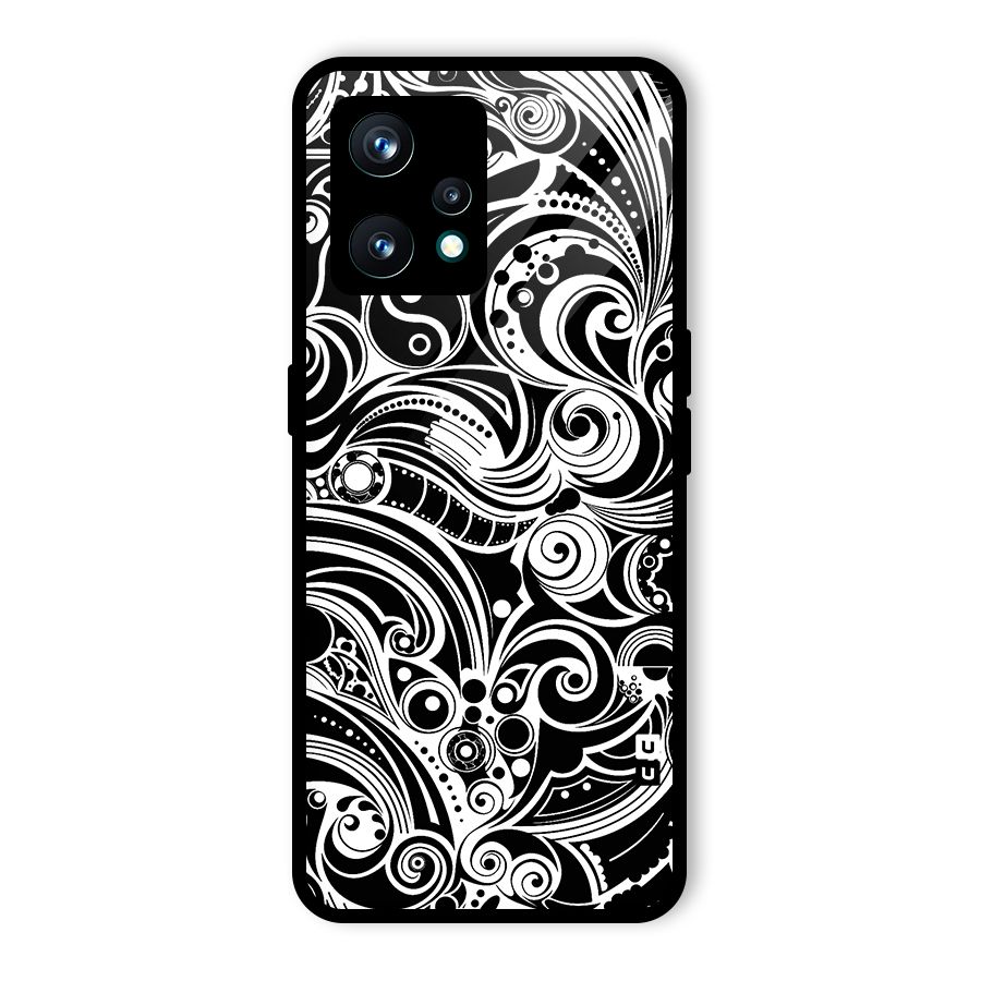 Maori Art Design Abstract Glass Back Case for Realme 9 Pro Plus 5G